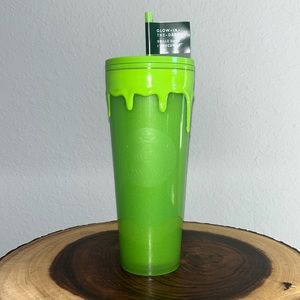 Green Glow in the dark Starbucks Cup